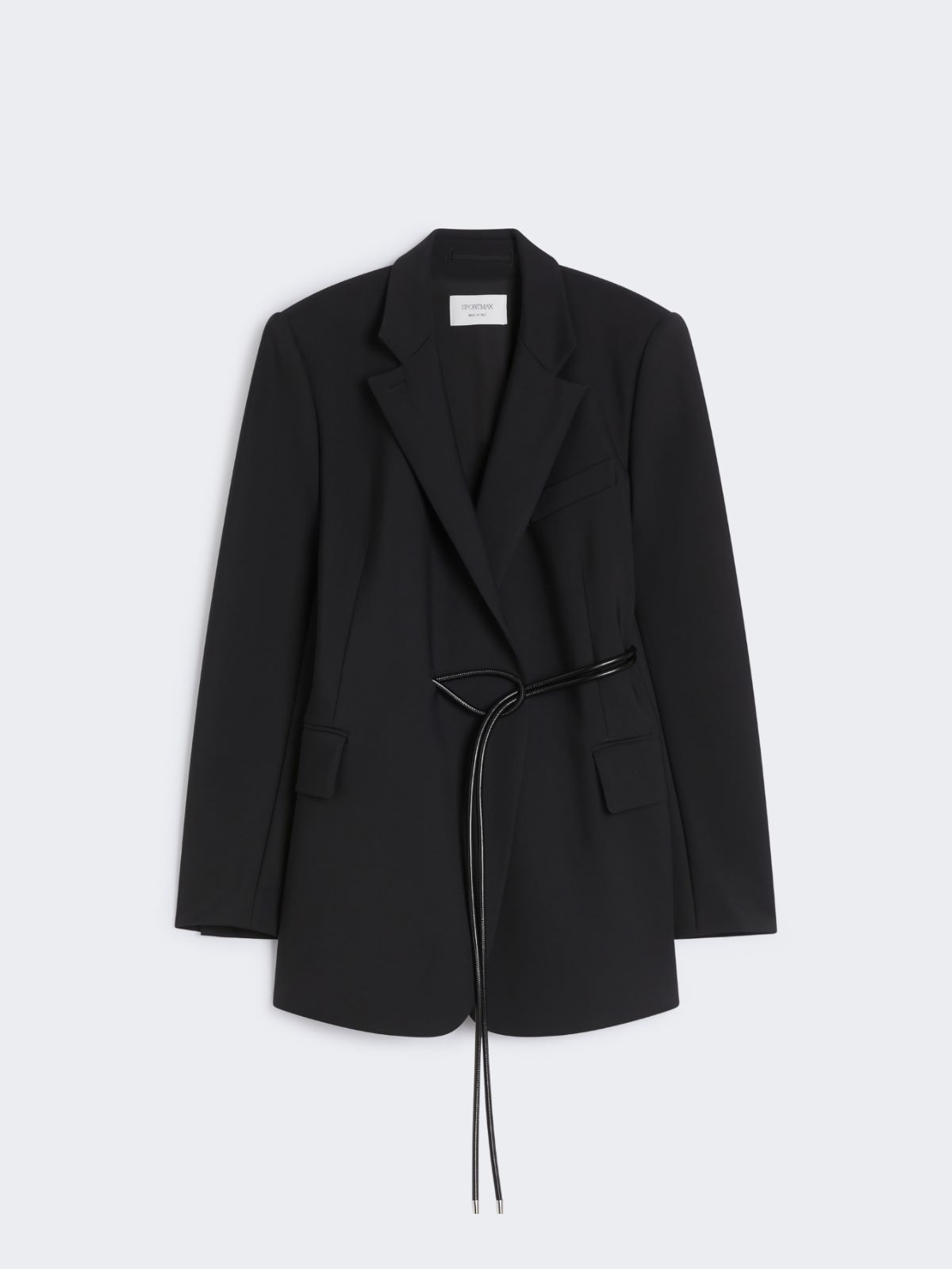 Blazer con cintura - NERO - Max Mara - 10