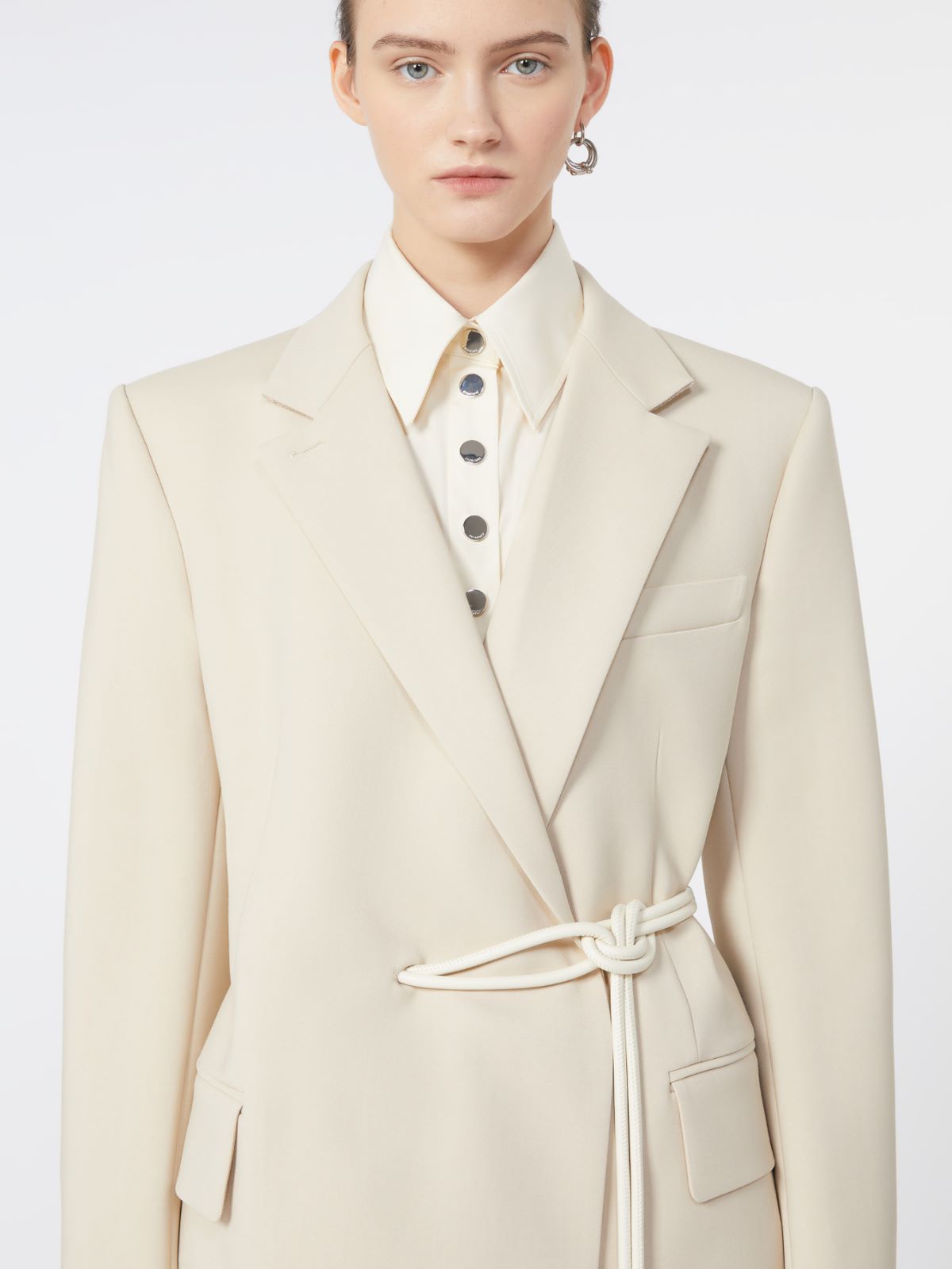 Blazer mit Gürtel - BEIGE - Max Mara - 5