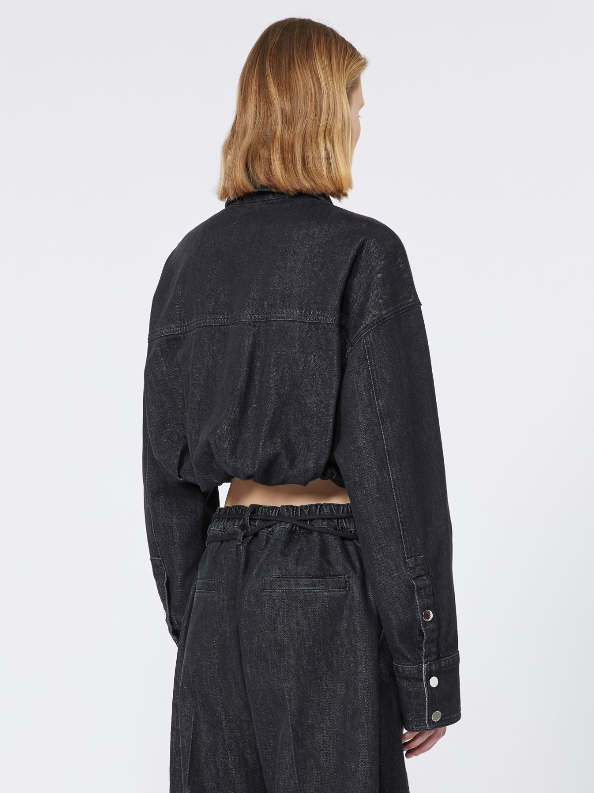 Short denim jacket - BLACK - Max Mara - 3