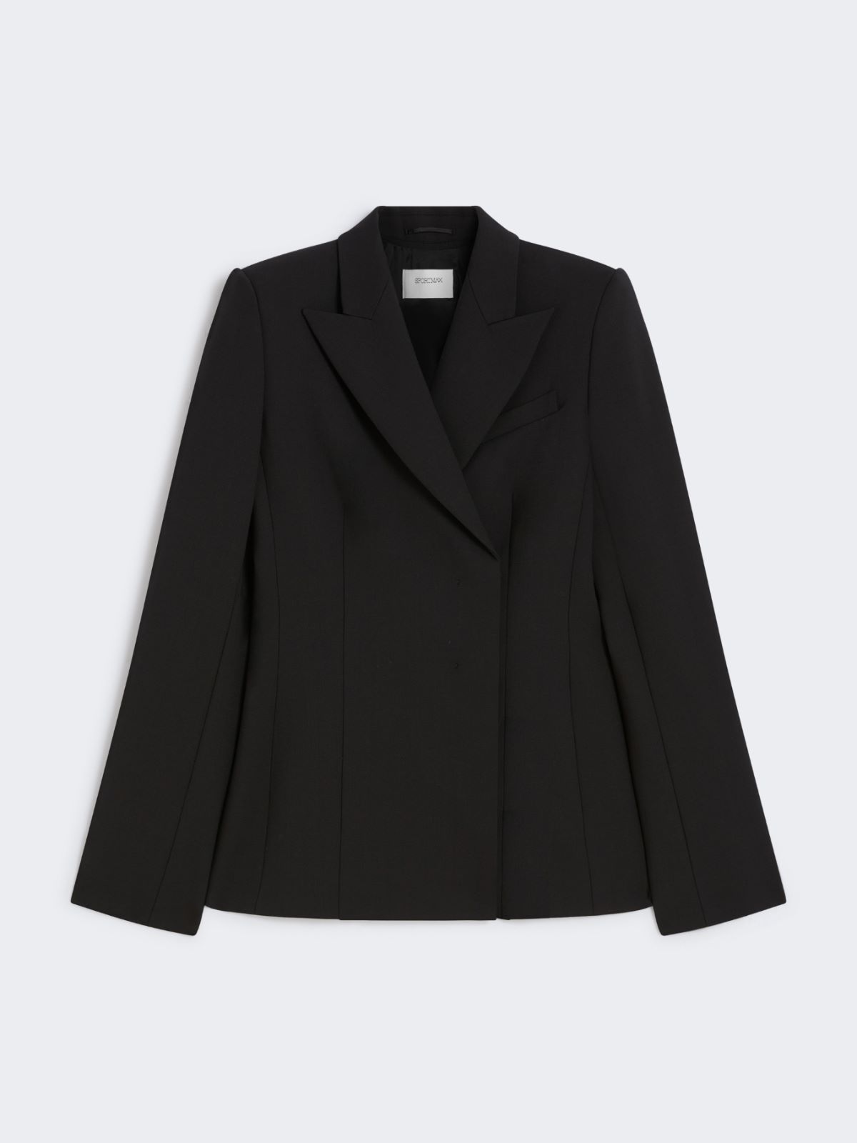 Figurbetonte Jacke aus Gabardine - SCHWARZ - Max Mara - 10