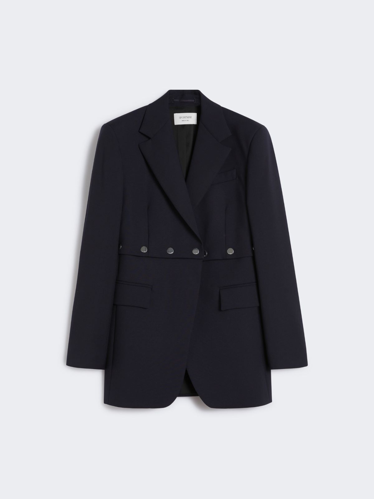 Jacket with detachable hem detail - MIDNIGHTBLUE - Max Mara - 10