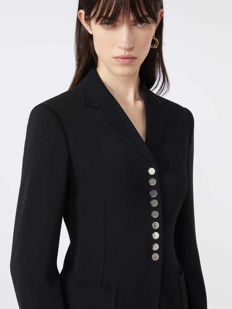 Slim-fit blazer, black | 