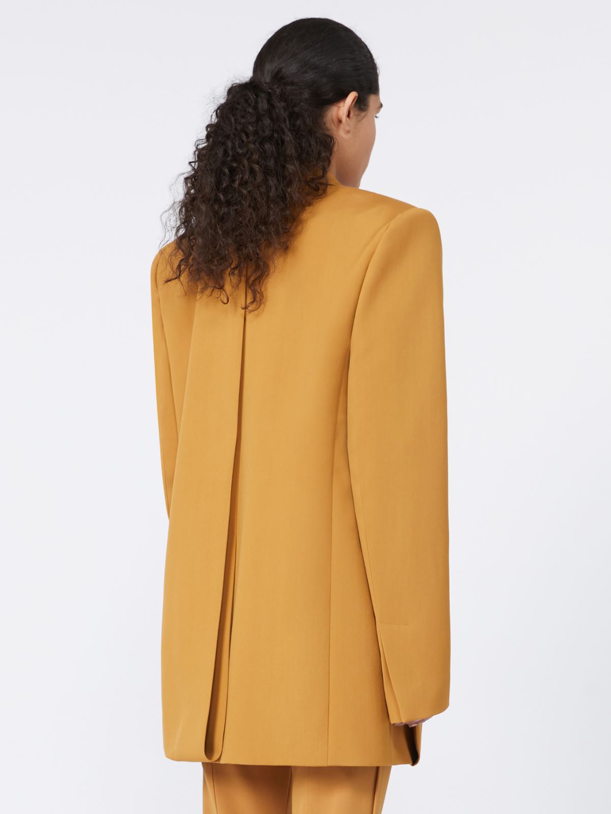 Loose wool blazer - RUNWAY - OCHRE - Max Mara - 3