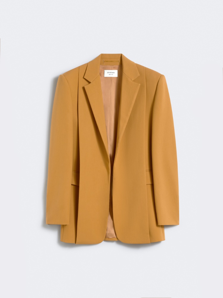 Loose wool blazer - RUNWAY - OCHRE - Max Mara