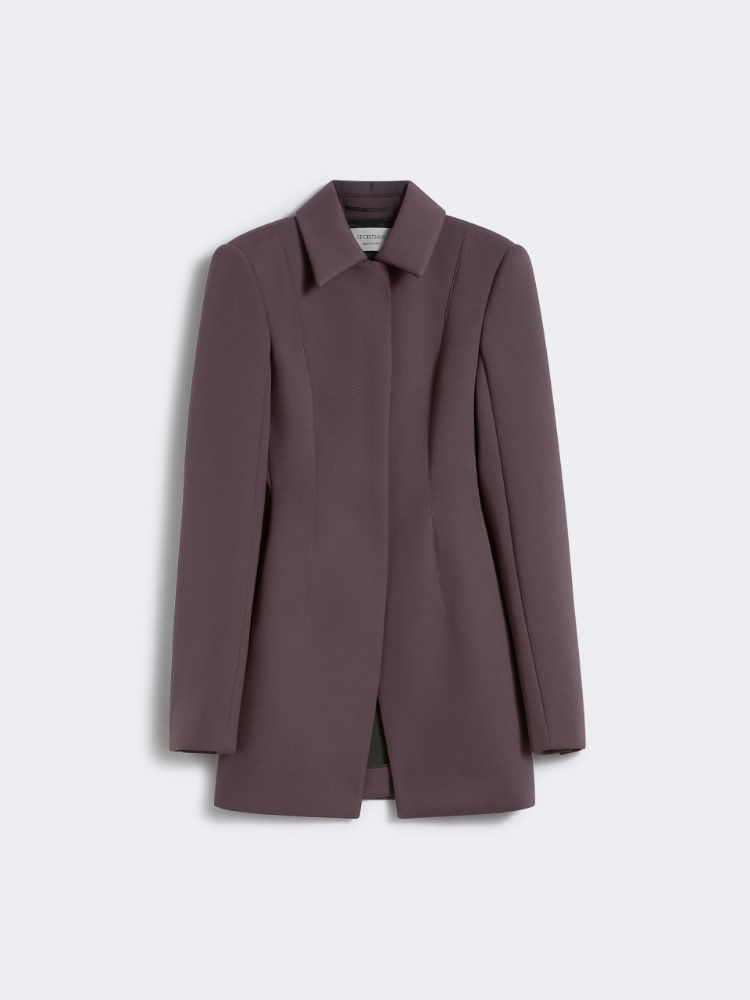 Chaqueta entallada de lana - CAFE - Max Mara