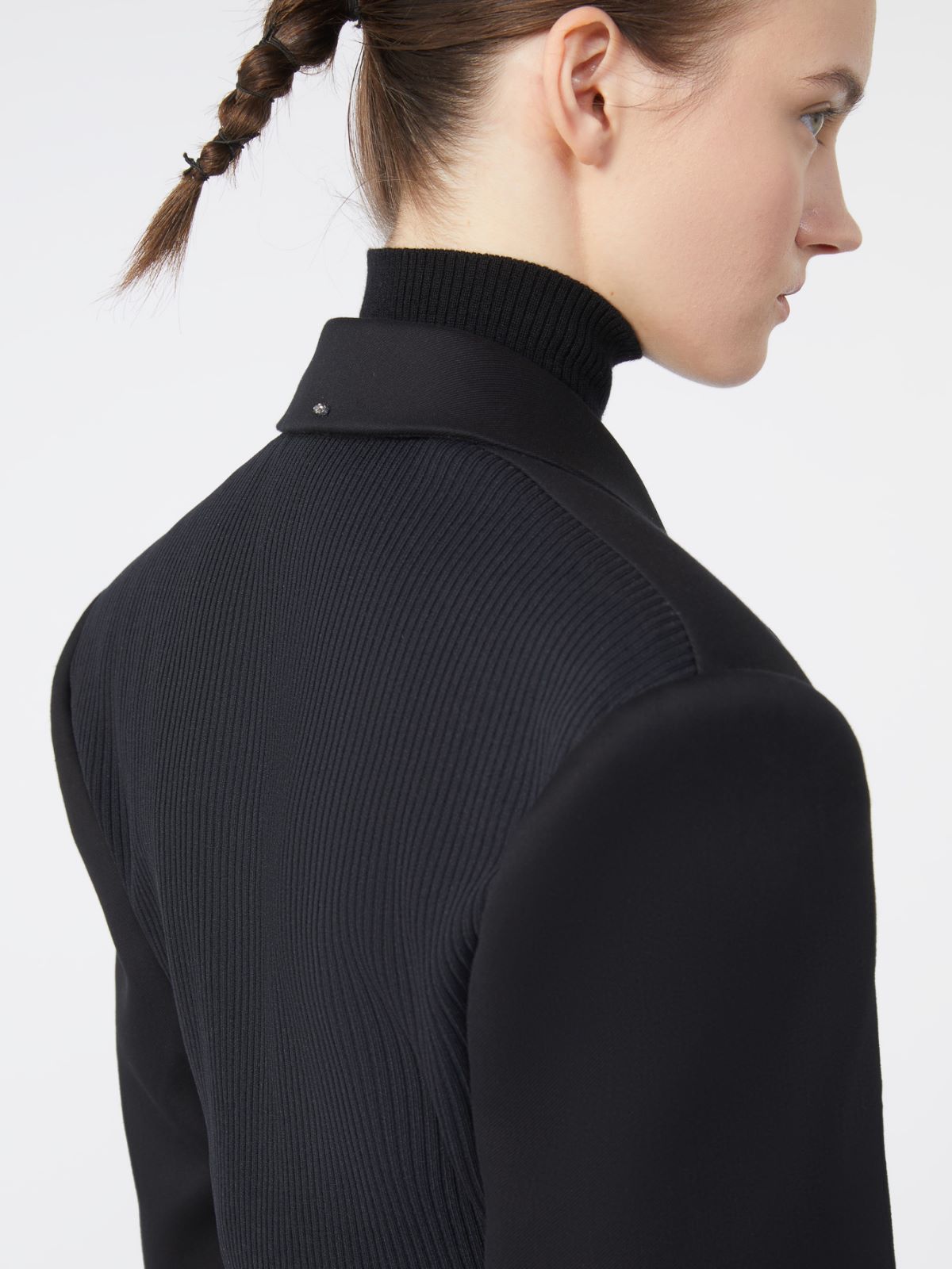 Short double-breasted blazer - BLACK - Max Mara - 5