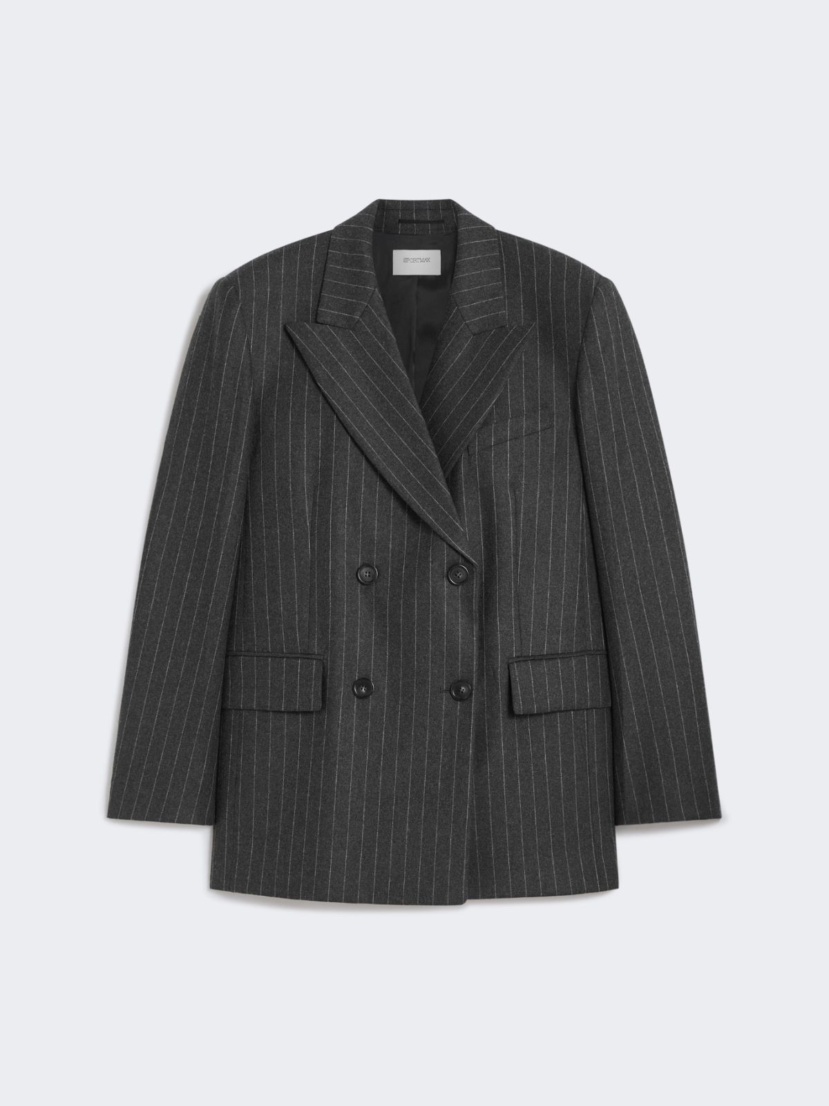Oversize-Blazer aus Wolle und Viskose - ANTHRAZIT - Max Mara - 10