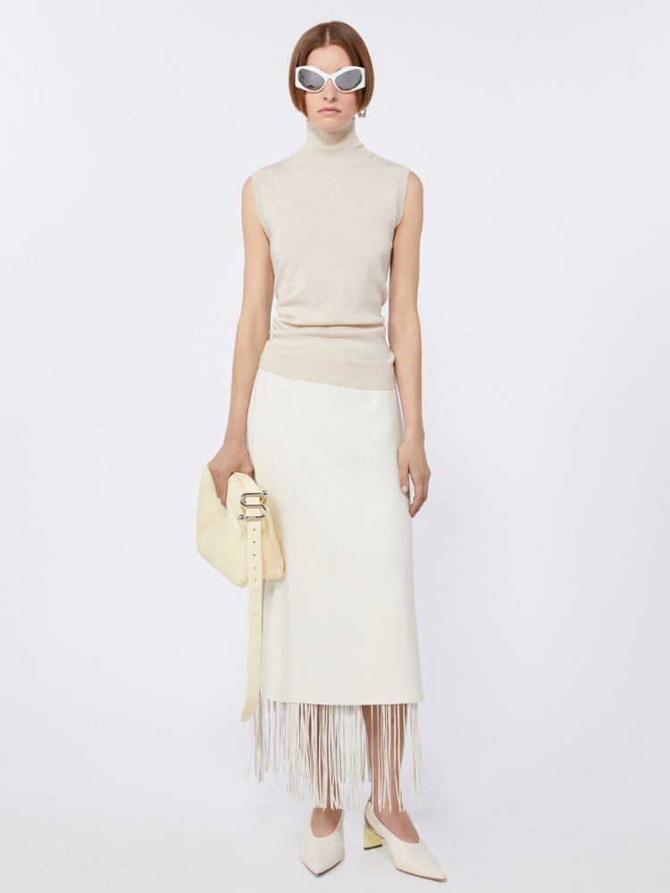 Falda con flecos - ROSA - Max Mara