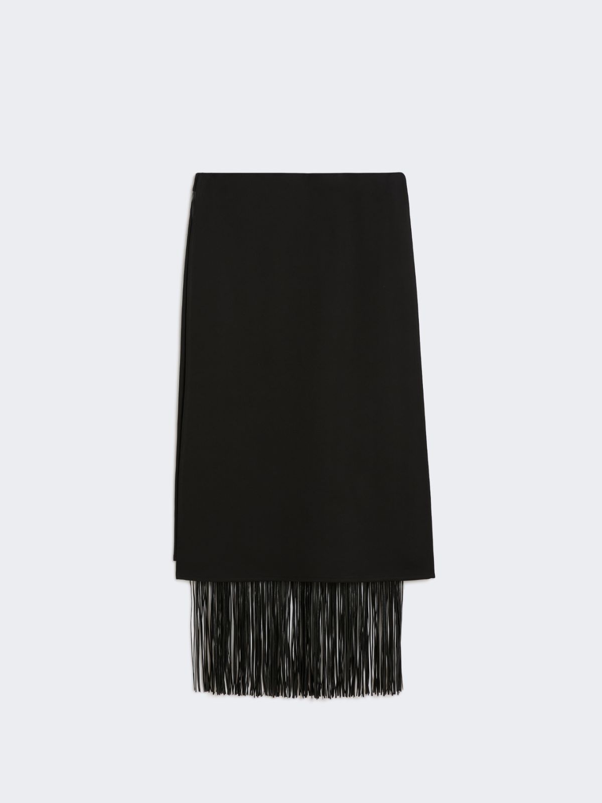 Fringed skirt - BLACK - Max Mara - 9