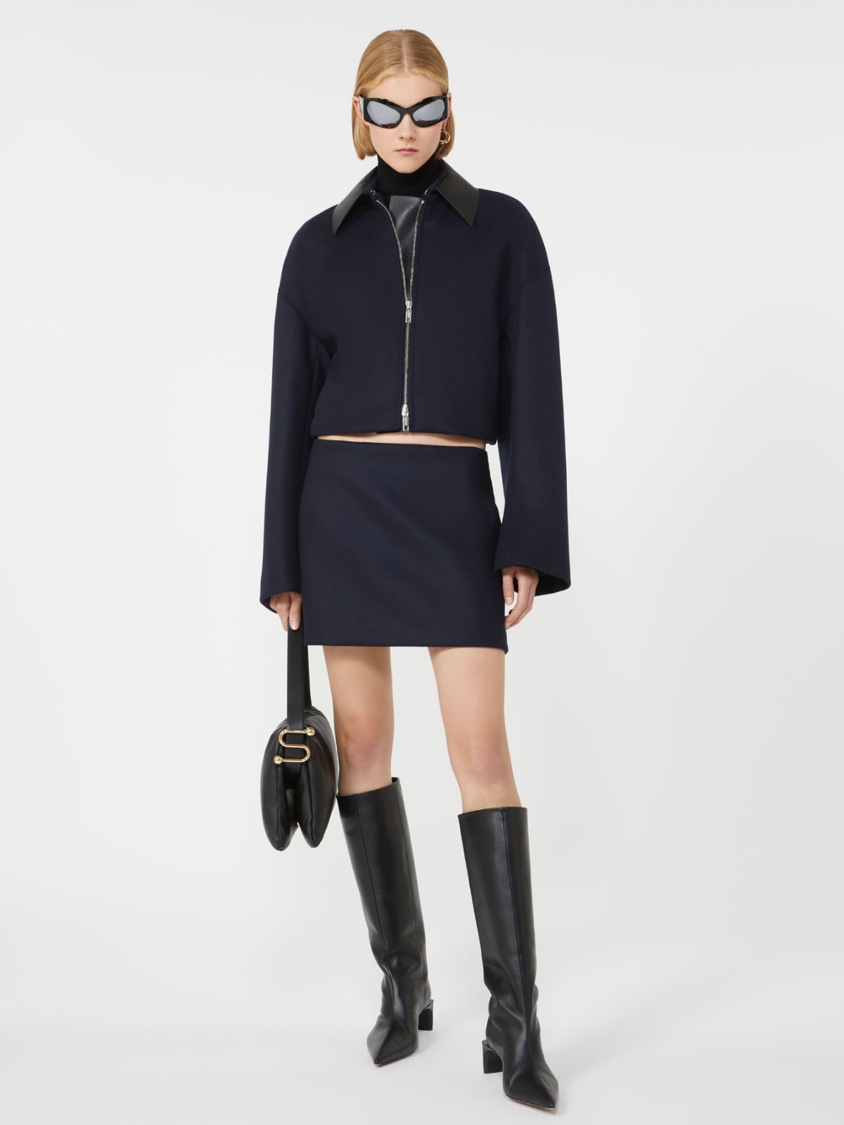 Low-rise mini skirt - MIDNIGHTBLUE - Max Mara