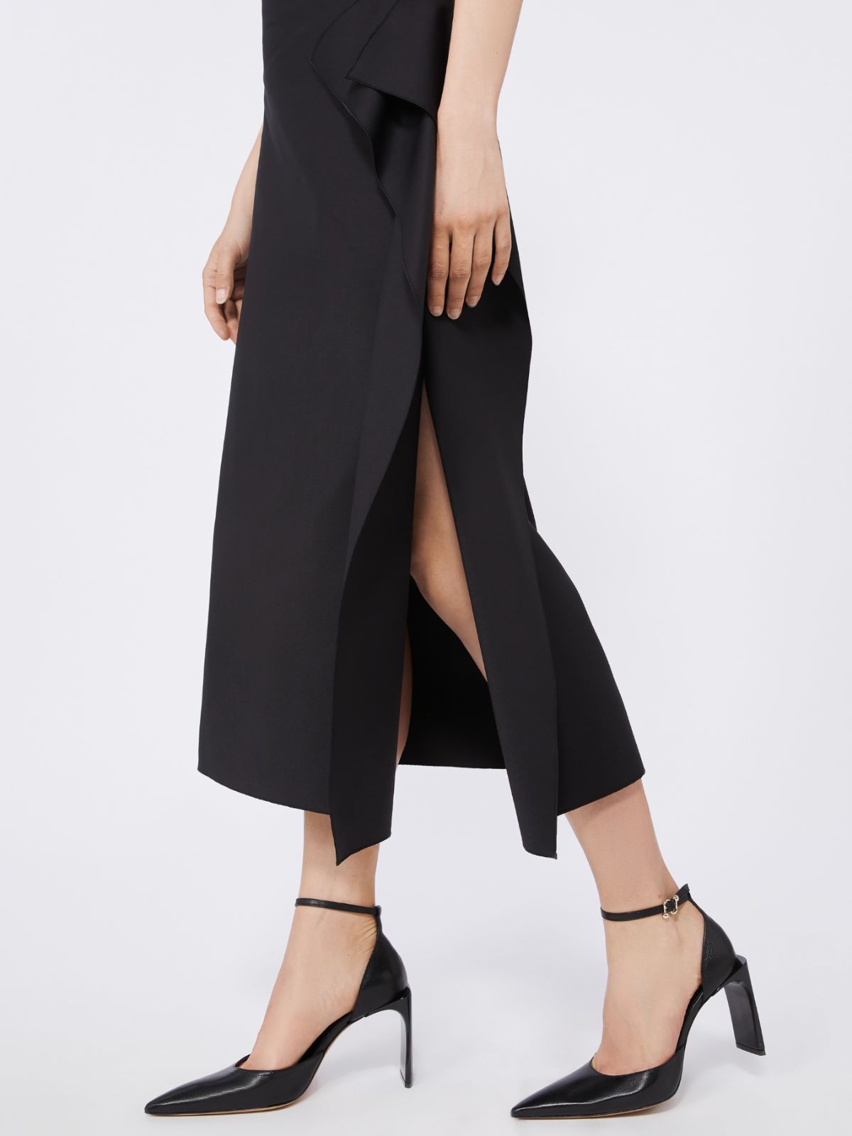 Ruffled skirt - BLACK - Max Mara - 5