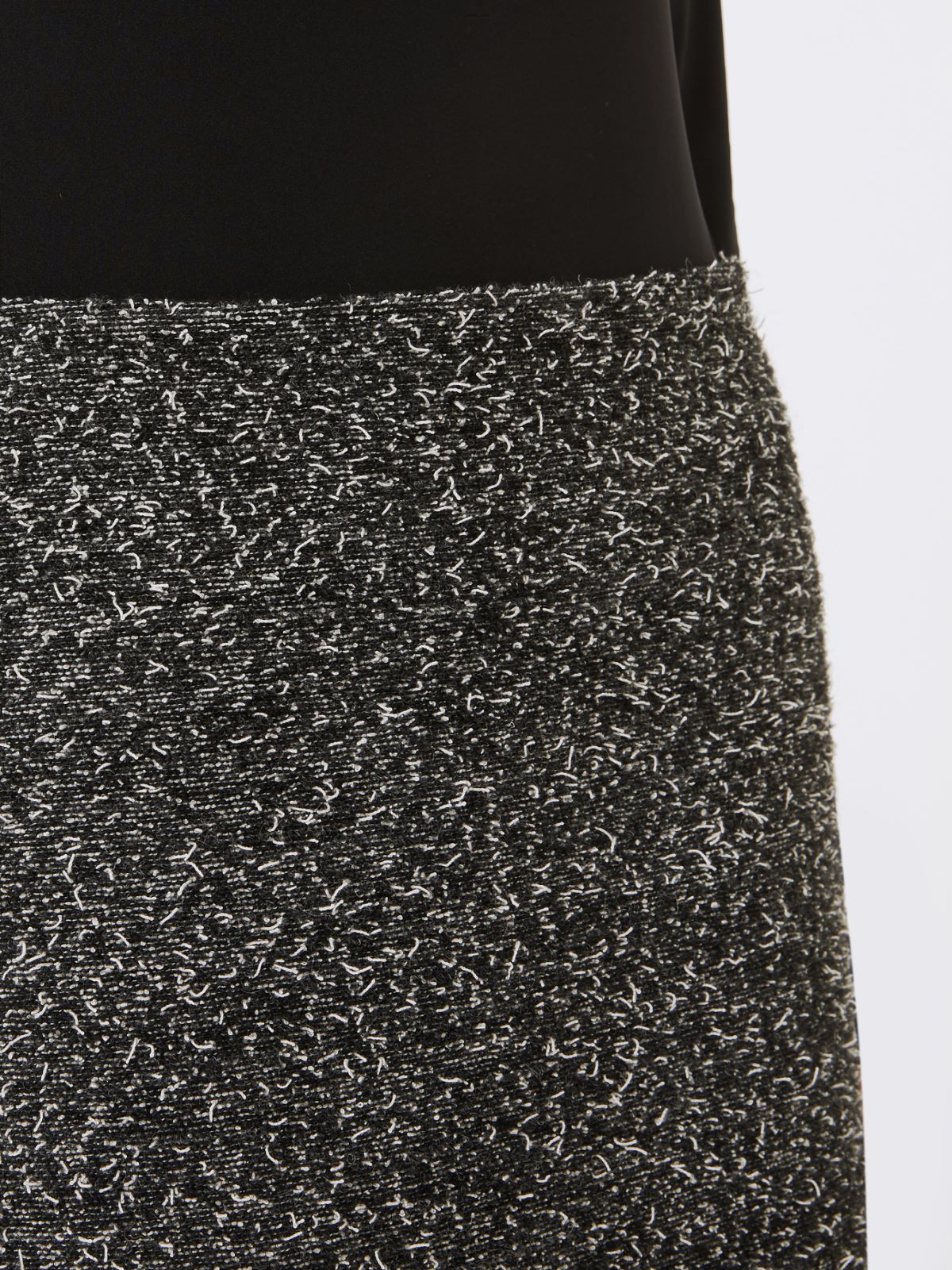 Wool-blend mini skirt - BLACK - Max Mara - 4