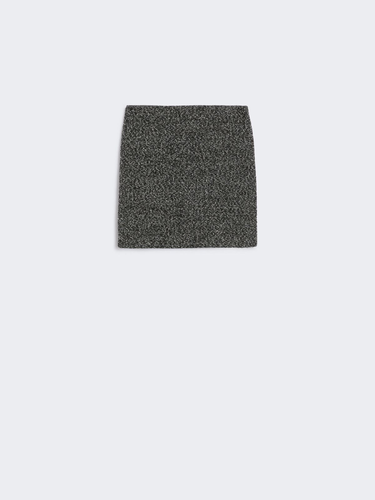 Wool-blend mini skirt - BLACK - Max Mara - 9