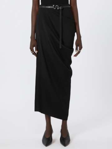 【関税込み】MAX MARA STUDIO 'Wilma' skirt Black skirt size 4 | Max Mara