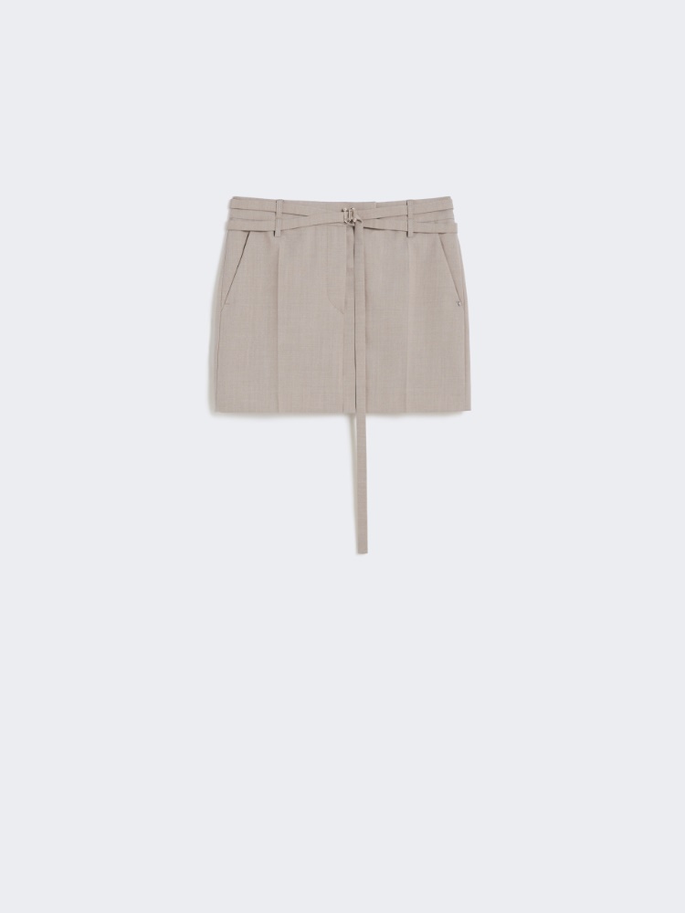 피피 버진울 스커트 - BEIGE SHADED - Max Mara