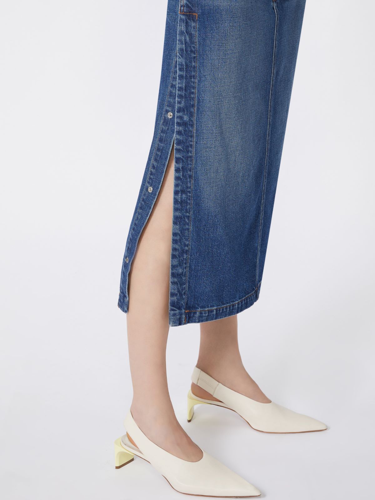Denim skirt - MIDNIGHTBLUE - Max Mara - 5