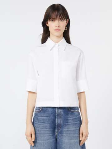 Shirts and blouses optical white cotton | Max Mara
