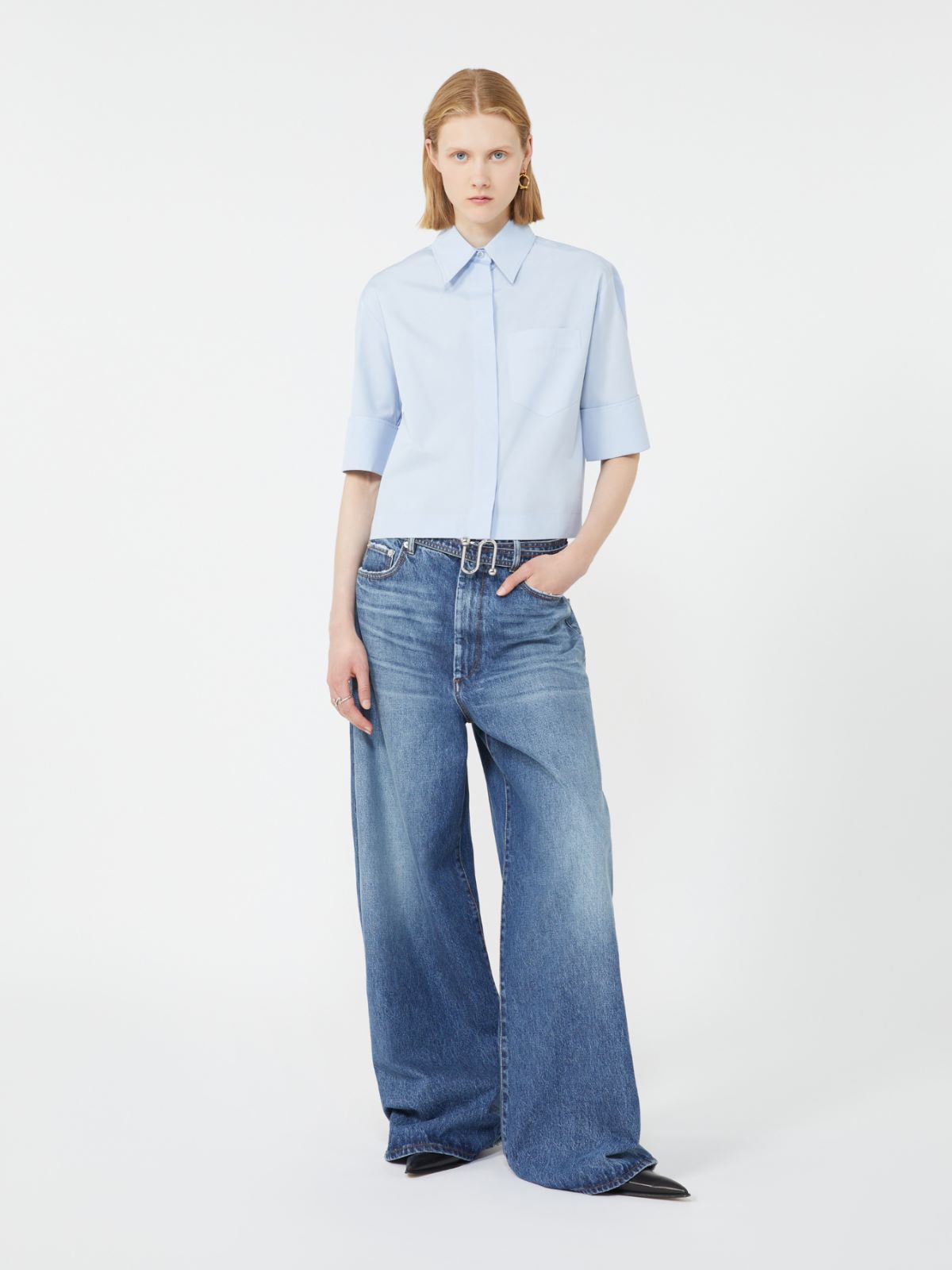 Boxy shirt - SKY BLUE - Max Mara