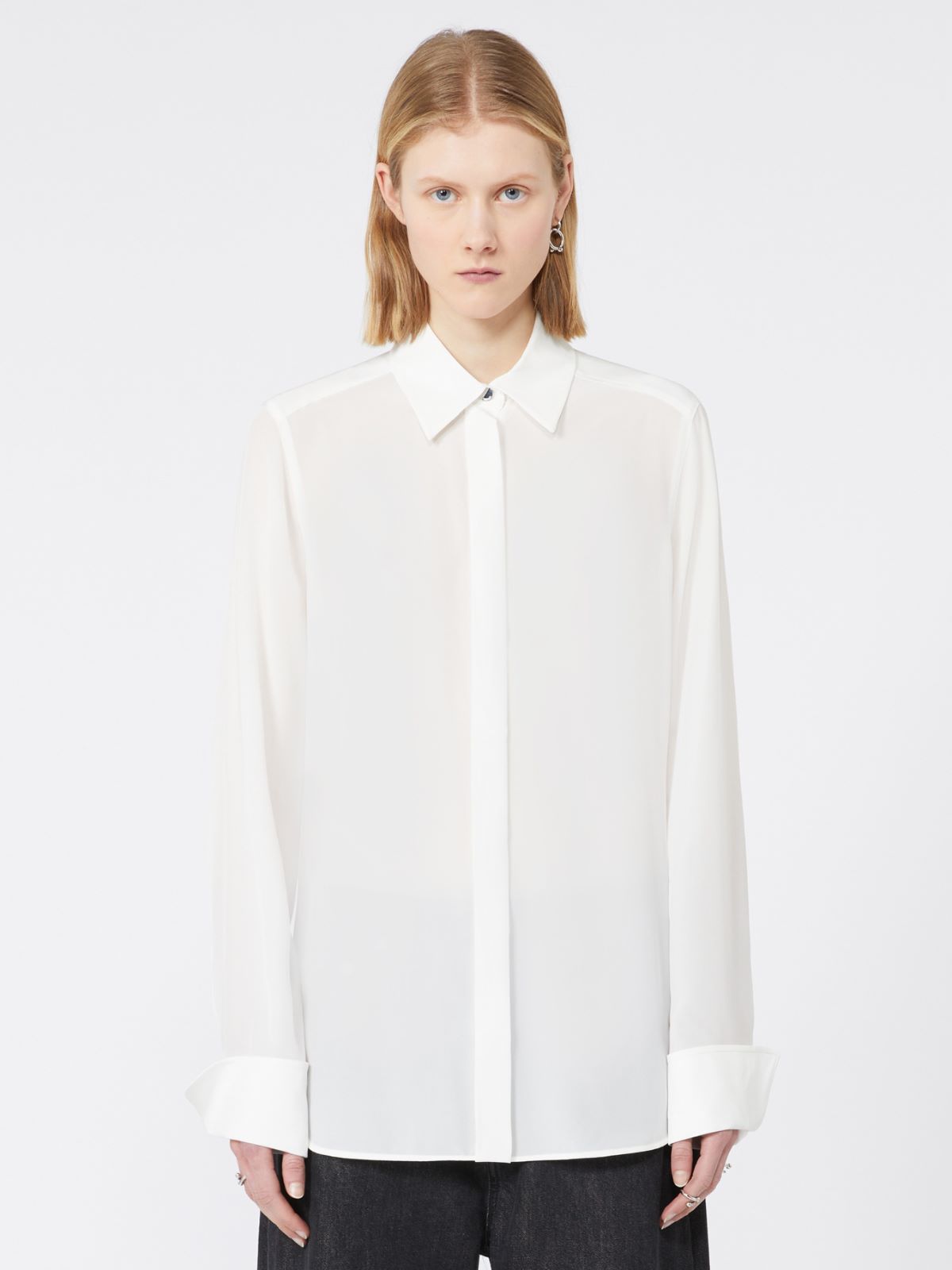 Silk shirt - WHITE - Max Mara - 2
