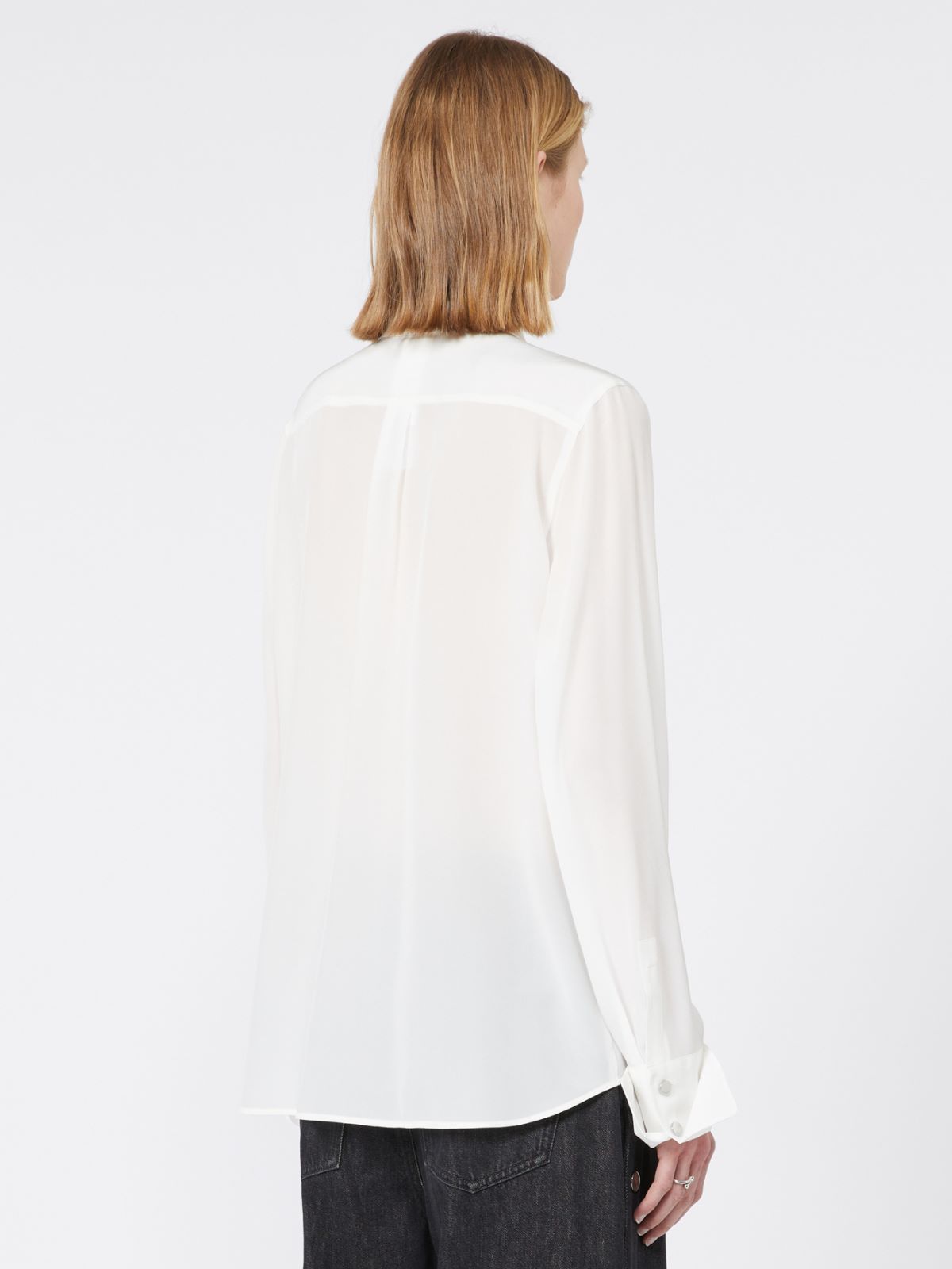 Silk shirt - WHITE - Max Mara - 3