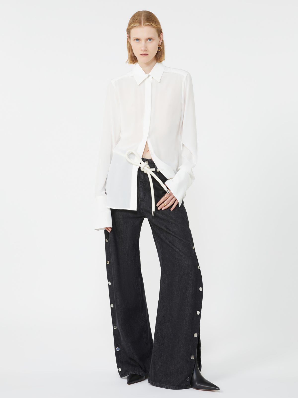 Silk shirt - WHITE - Max Mara