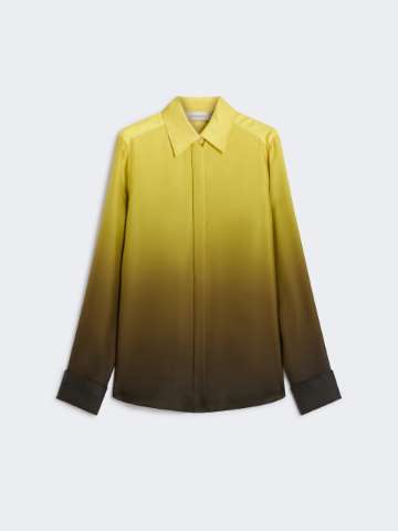 Tシャツ・カットソー MAX MARA Leonida silk shirt Green Silk shirt 