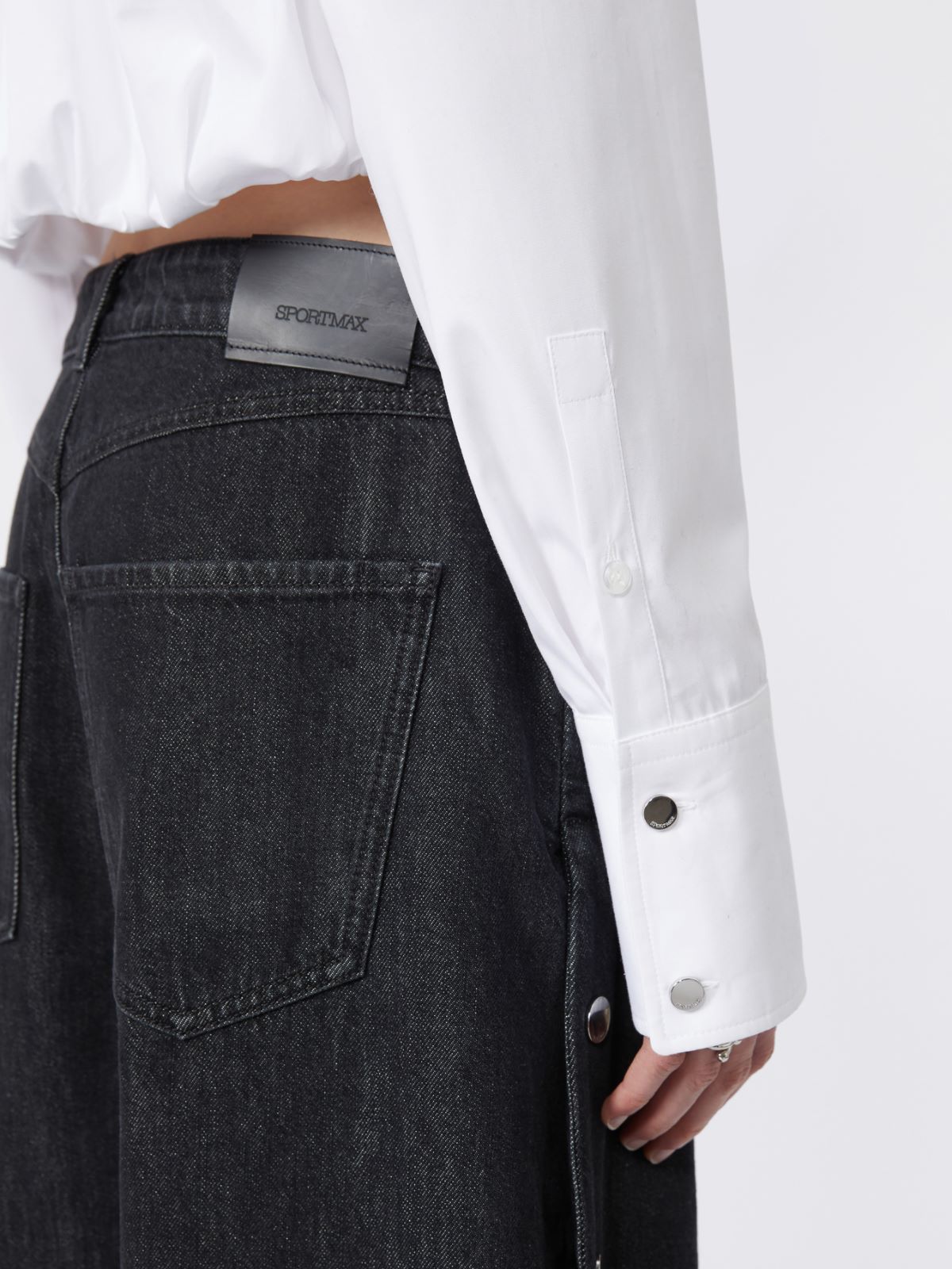 Boxy-fit cotton shirt - OPTICAL WHITE - Max Mara - 11