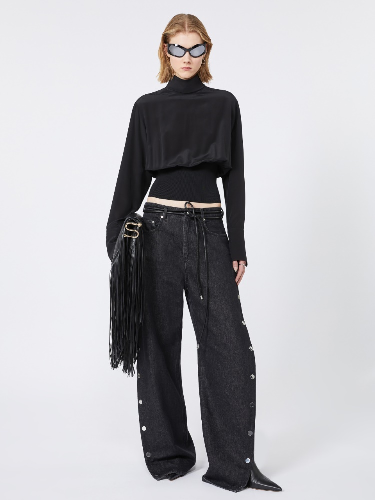 Silk blouse - BLACK - Max Mara