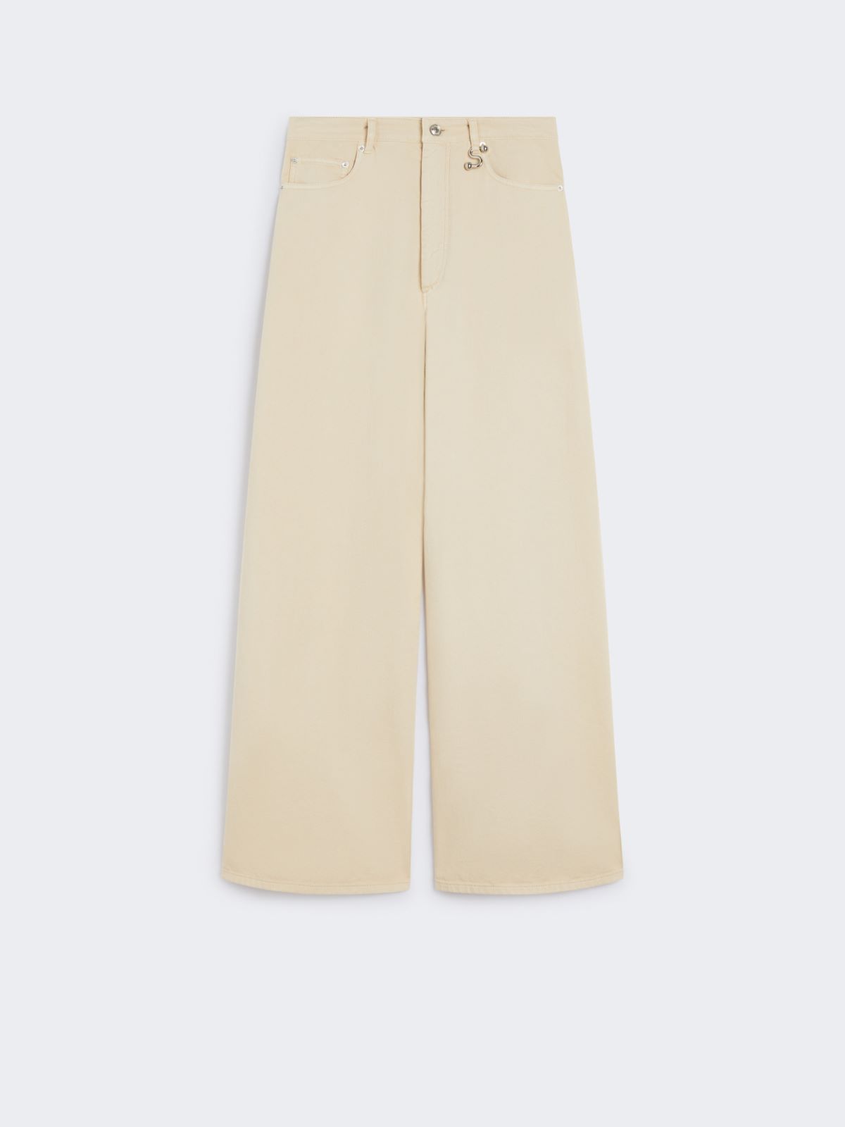 Oversize low-rise trousers - IVORY - Max Mara - 9