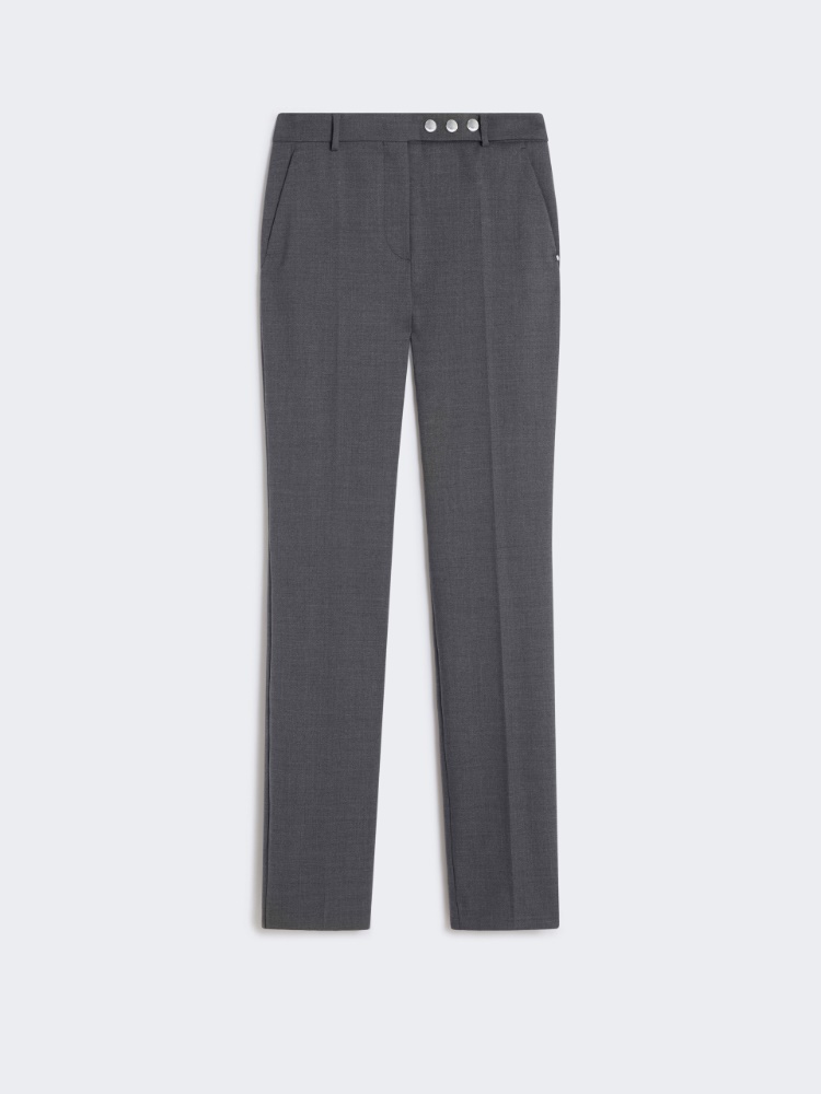 Cigarette trousers - DARK GREY - Max Mara