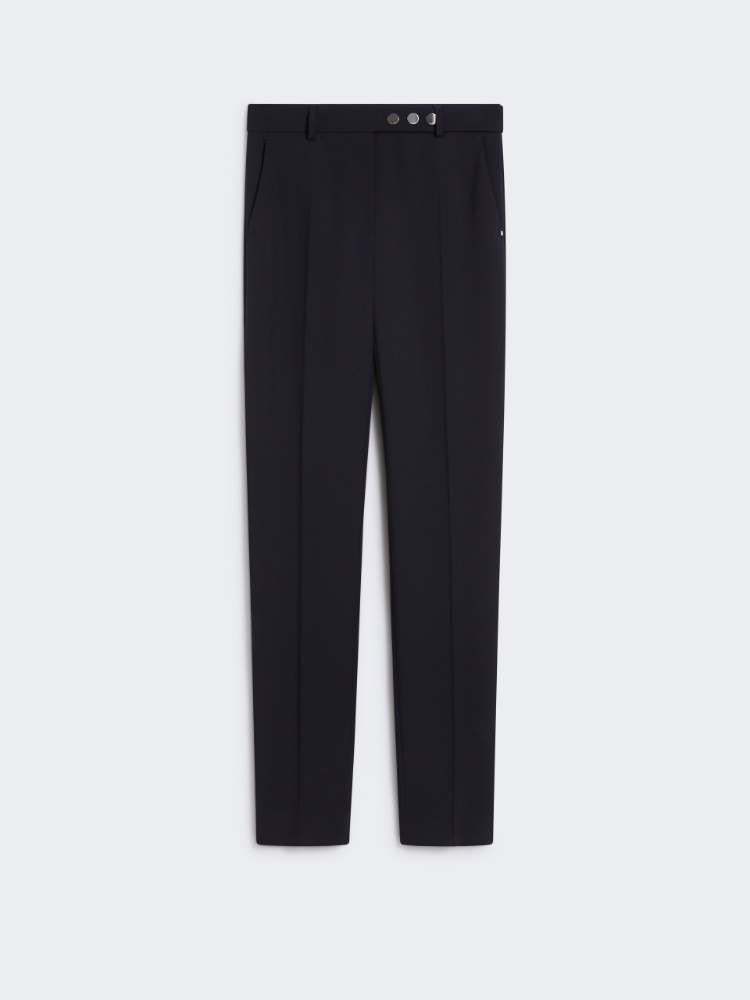 Cigarette trousers - MIDNIGHTBLUE - Max Mara