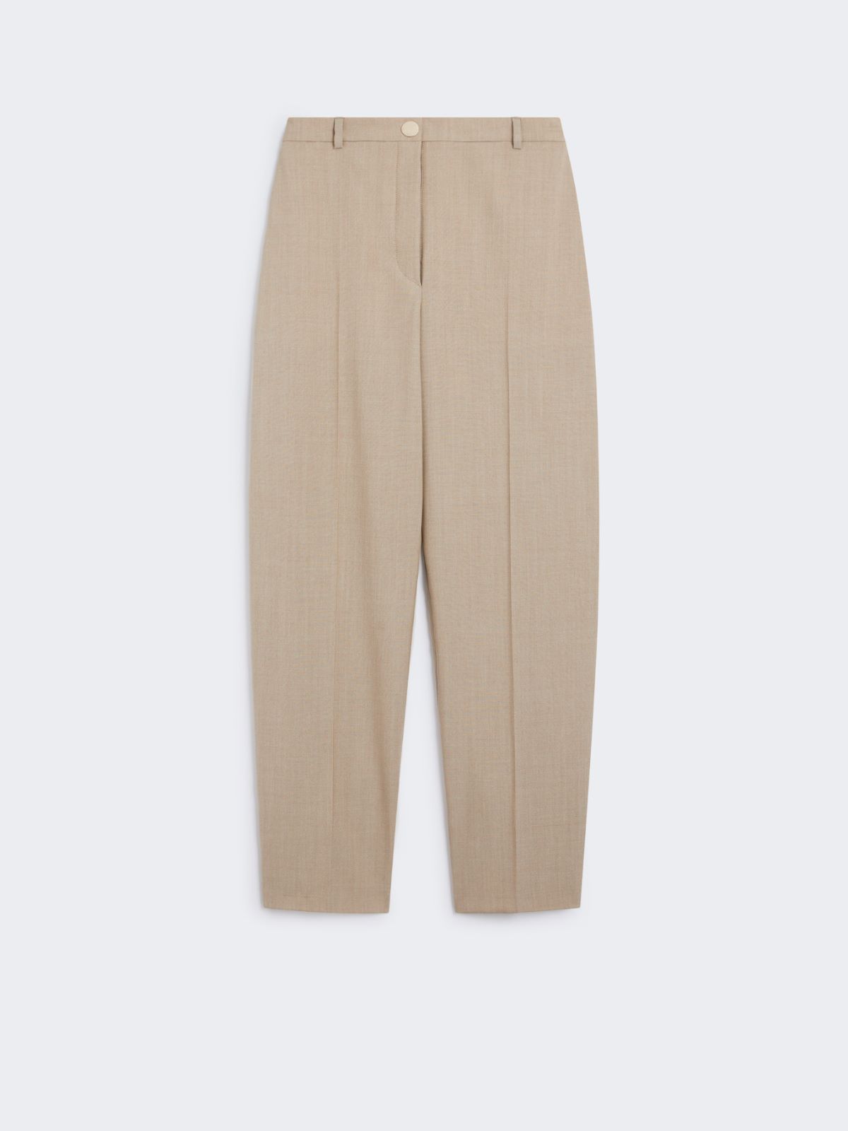 Straight wool trousers - BEIGE SHADED - Max Mara - 8