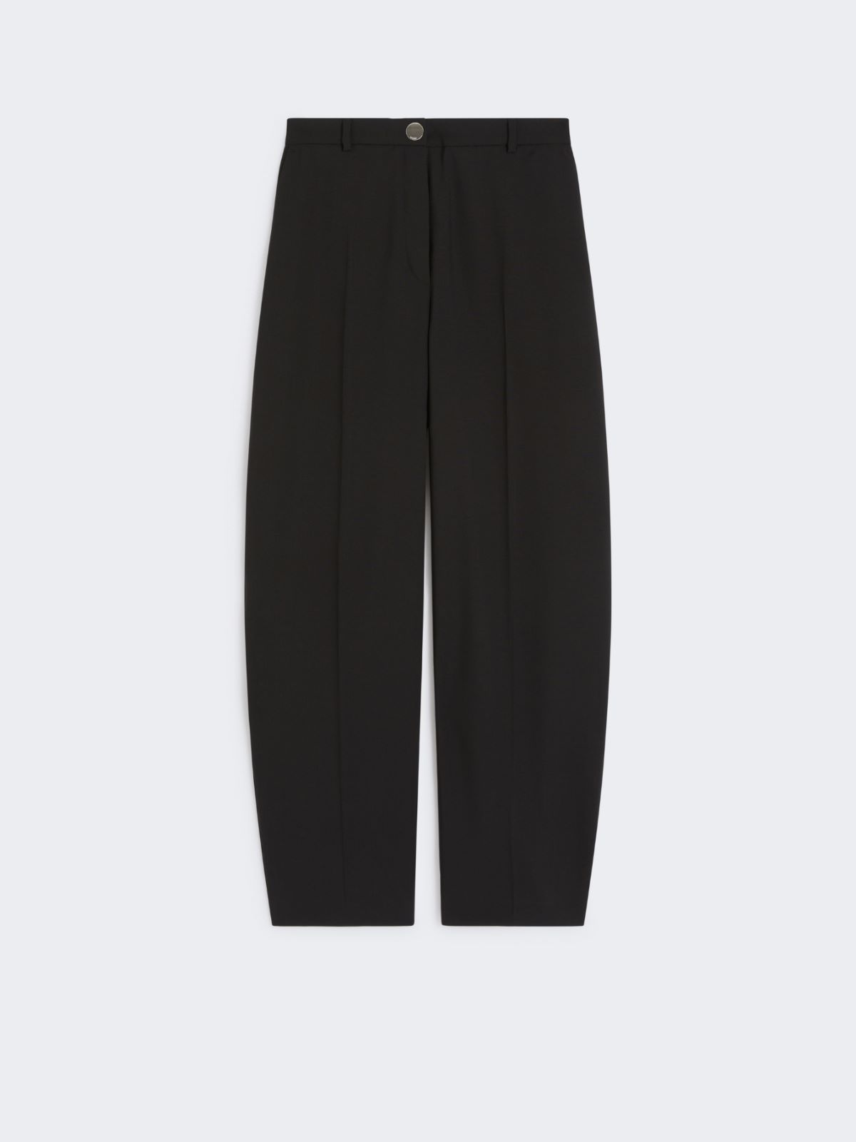 Straight wool trousers - BLACK - Max Mara - 8