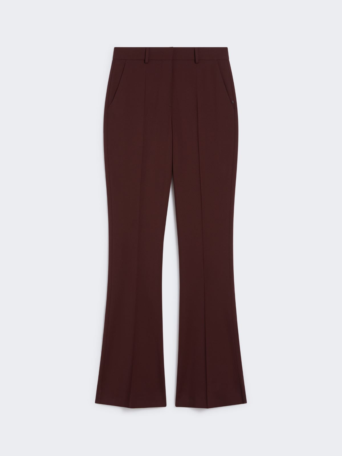 Slim flared trousers - WINE-COLOURED - Max Mara - 8