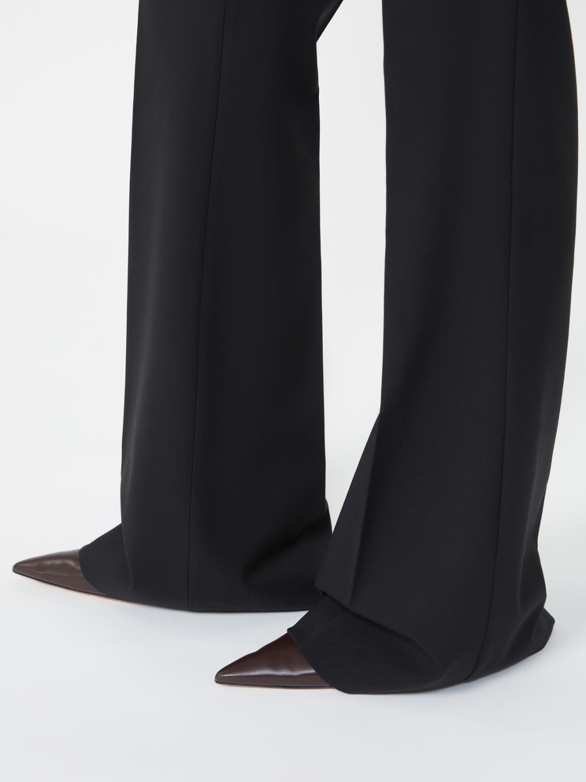 Slim flared trousers - BLACK - Max Mara - 5