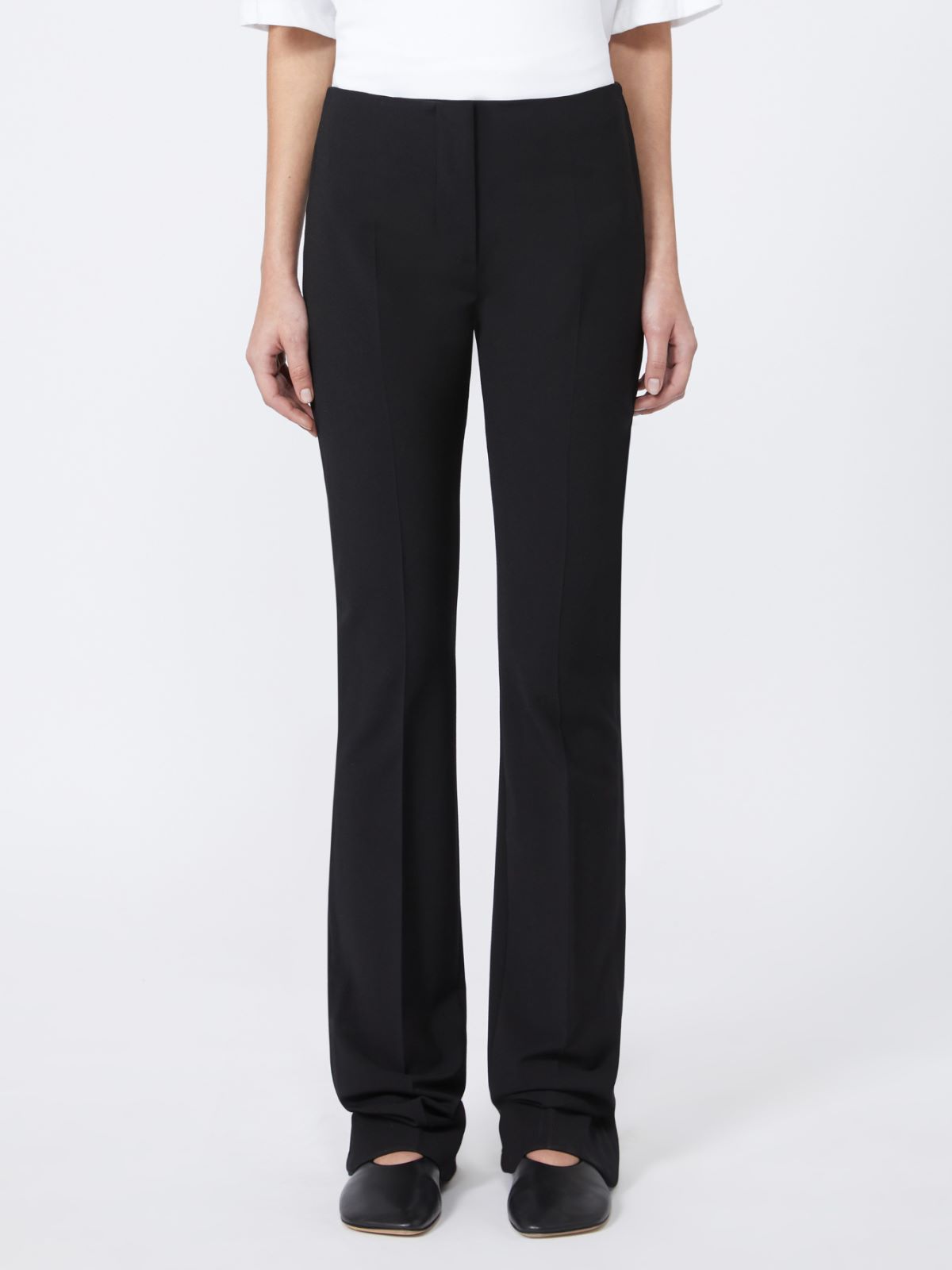 Low-rise stretch trousers - RUNWAY - BLACK - Max Mara - 2