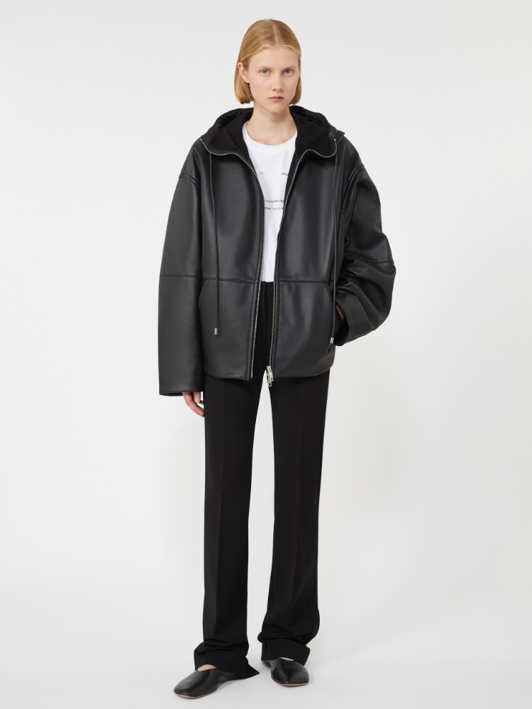 Pantalone a vita bassa stretch - RUNWAY - NERO - Max Mara