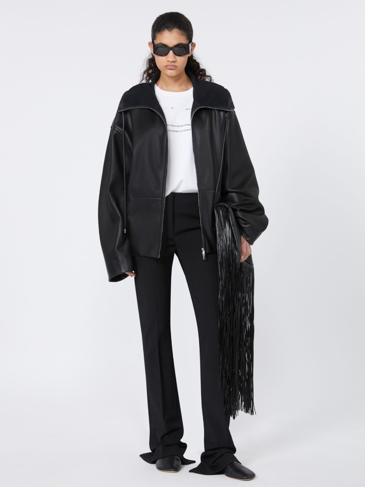 Low-rise stretch trousers - RUNWAY - BLACK - Max Mara