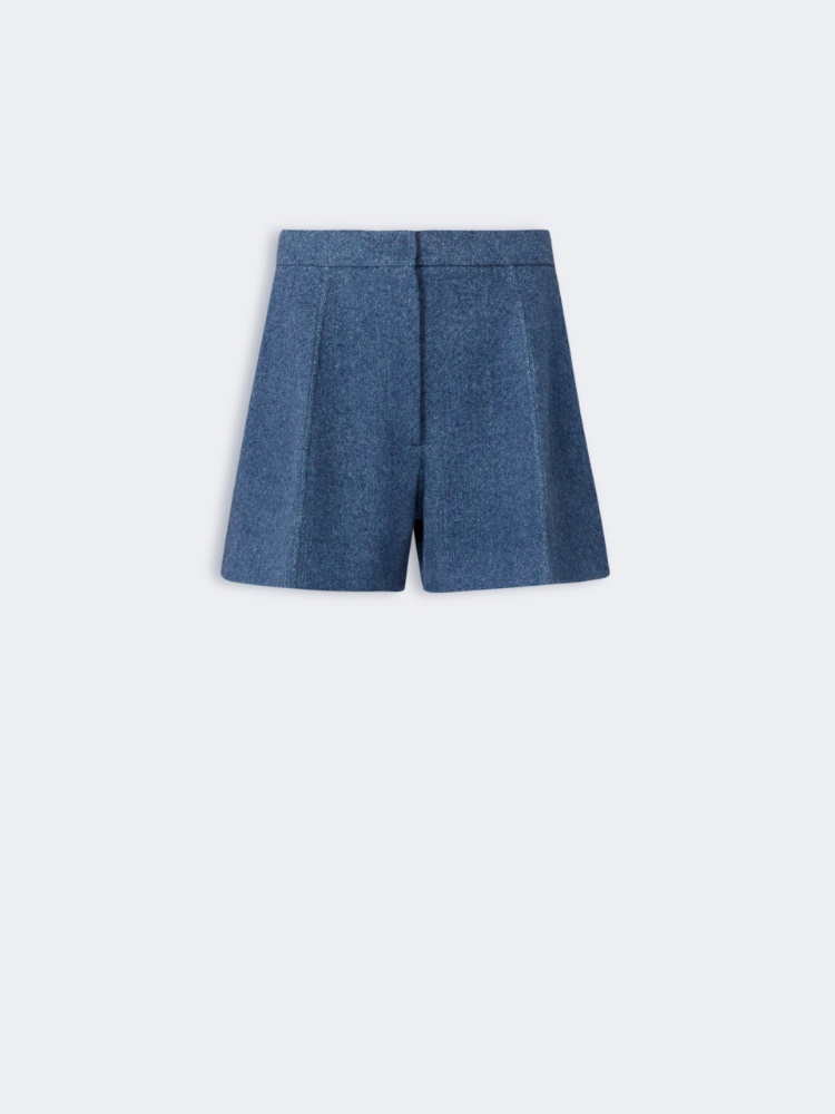 Wool Bermudas - RUNWAY - NAVY - Max Mara