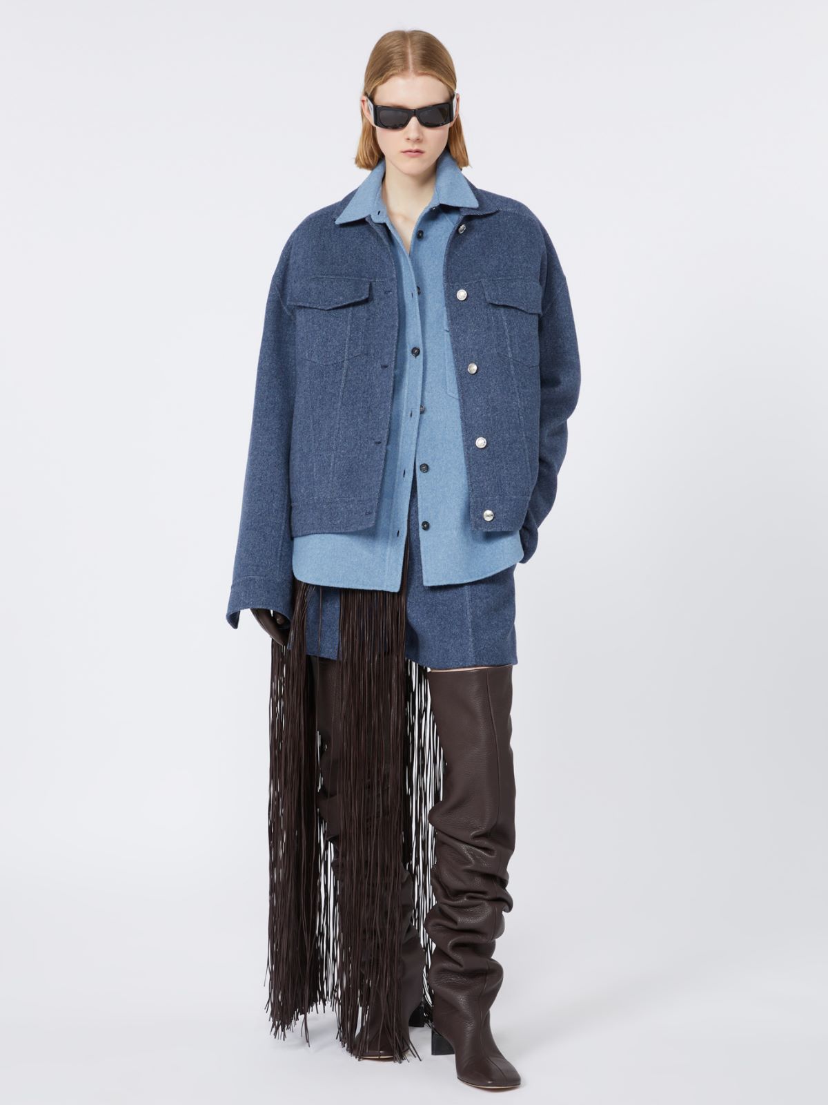 Wool Bermudas - RUNWAY - NAVY - Max Mara