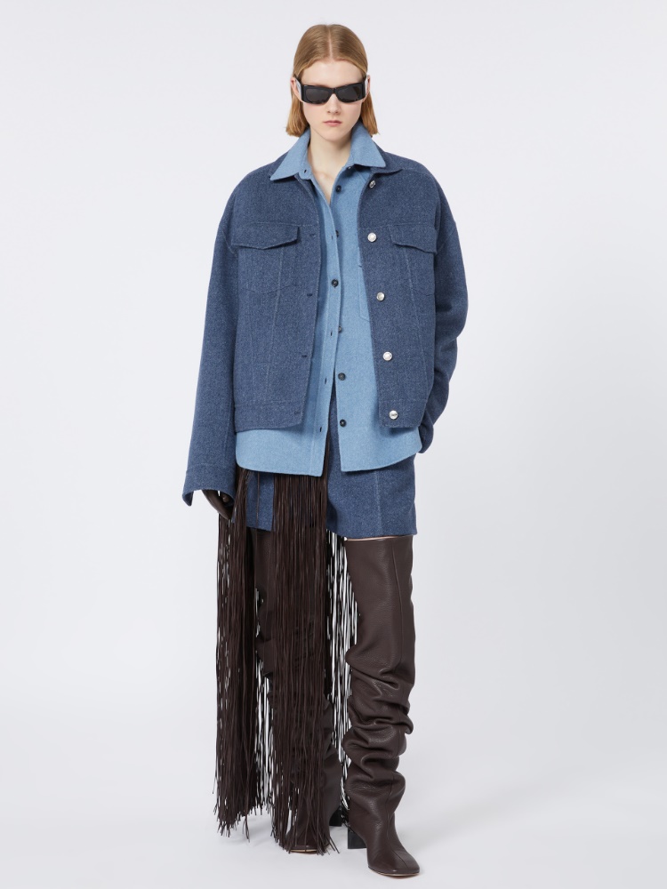 Wool Bermudas - RUNWAY - NAVY - Max Mara