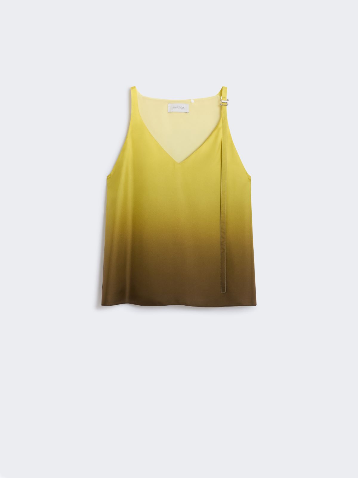 Top bieliźniany z efektem ombre - ŻÓŁTY - Max Mara - 10