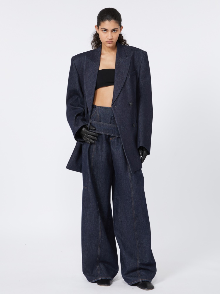 Wide-fit jeans - RUNWAY - NAVY - Max Mara