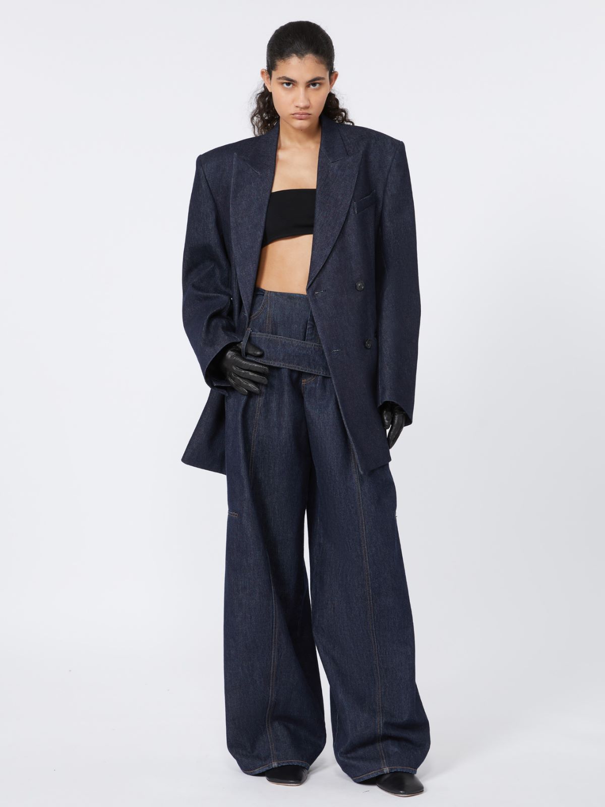Wide-fit jeans - RUNWAY - NAVY - Max Mara