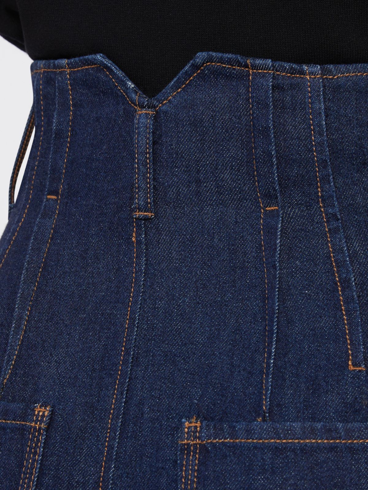 High-waisted denim trousers - MIDNIGHTBLUE - Max Mara - 10