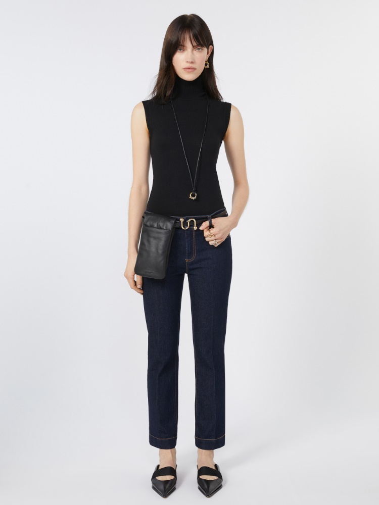 Jeans Perfect Fit cropped - BLU NOTTE - Max Mara