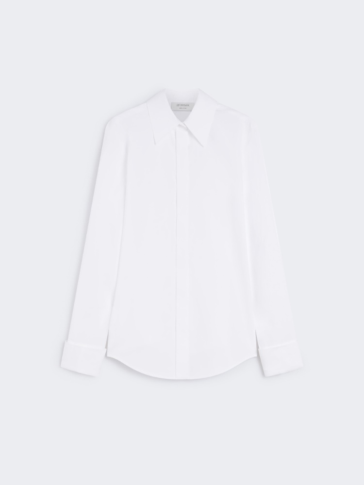 Poplin shirt - OPTICAL WHITE - Max Mara