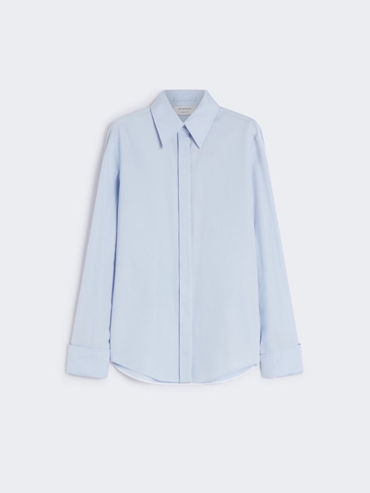 Poplin shirt - SKY BLUE - Max Mara