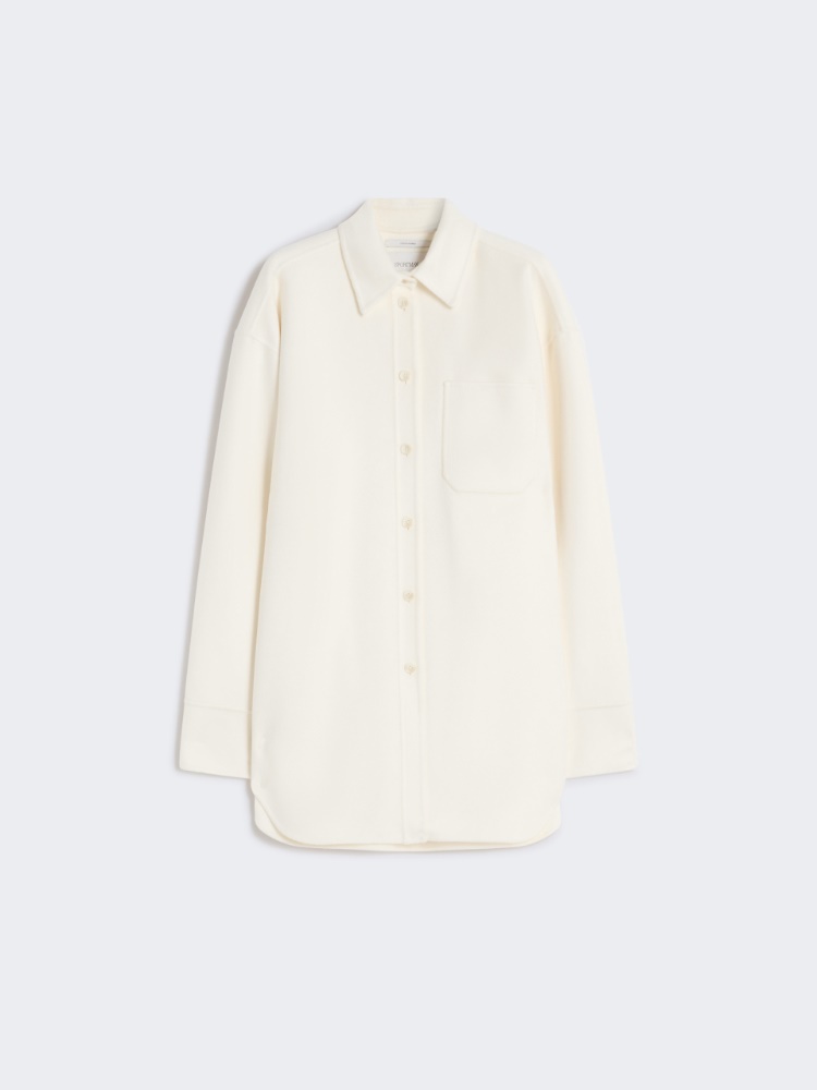리베르 버진울 셔츠 - MILK - Max Mara