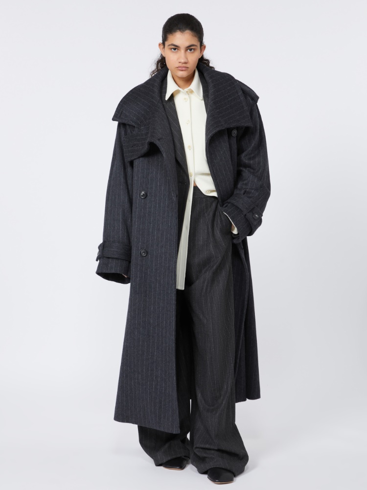 Oversized double cloth shirt - RUNWAY - MILK - Max Mara
